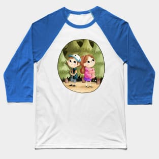 Mystery Twins Feat. Waddles Baseball T-Shirt